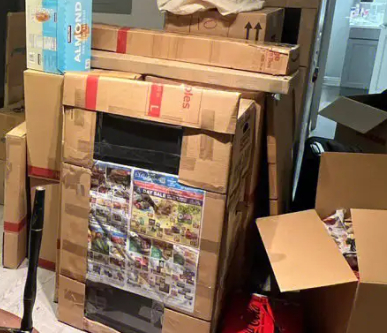 回轉變幅自動化料倉